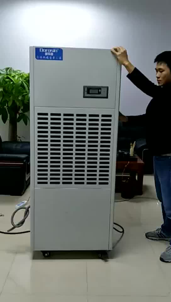 Free installation floor standing compressor air dehumidifier for basement warehouse rapid drying