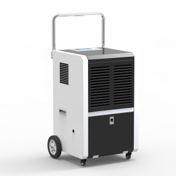 Movable water tank drainage industrial dehumidifier with handle for construction building emergency drying