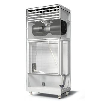 Japanese 6kg/h floor standing industrial wet pad humidifier for medical hospital data center archive room humidification