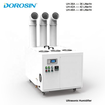 Dorosin 380V/50Hz 36KG/H cool mist ultrasonic humidifier for paper printing workshop