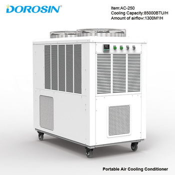 380V/50HZ 85000BTU lrg cooling capacity industrial mobile air conditioners of air cooler portable