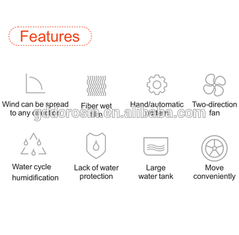 DOROSIN 12kg/h Powerful Movable Evaperator Humidifier for lab, library