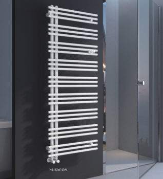 HB-R3608W CE CB ROHS GS White Open Side Towel Heater Radiator