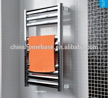 HB-R76 series bathroom hot water heated steel chromed ladder towel racks warmer towe rails radiator