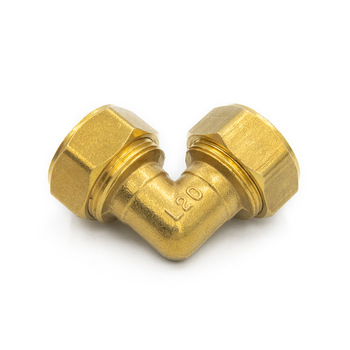 Super Quality Hot Sell Brass Screw Fitting Equal Elbow Copper Plumbing Screw Pex Pipe Fitting Polised