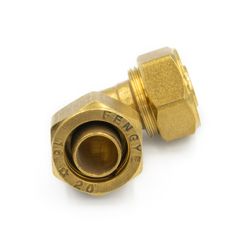 Super Quality Hot Sell Brass Screw Fitting Equal Elbow Copper Plumbing Screw Pex Pipe Fitting Polised