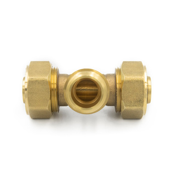 Hot Products Brass Screw Fitting Male Tee for PAP pipes Polished