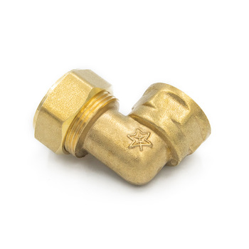 Super Quality Hot Sell Brass Screw Fitting Female Elbow Copper Plumbing Screw Pex Pipe Fitting Polised