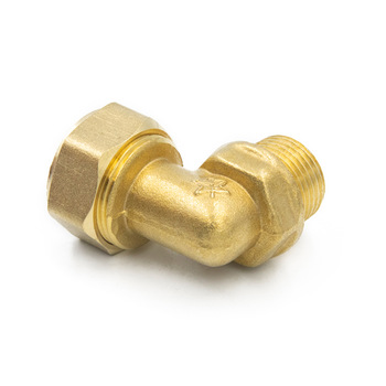 Super Quality Hot Sell Brass Screw Fitting Male Elbow Copper Plumbing Screw Pex Pipe Fitting Polised