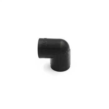 Black Plastic Barbed Straight Coupling For Drip Pipe PE Pipe Fitting Equal Elbow