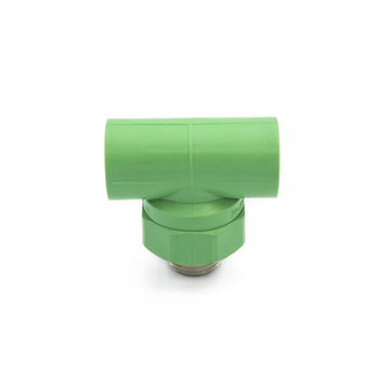 Plumbing Materials PPR Pipe Fitting 3 Way Reducing Male Thread Tee