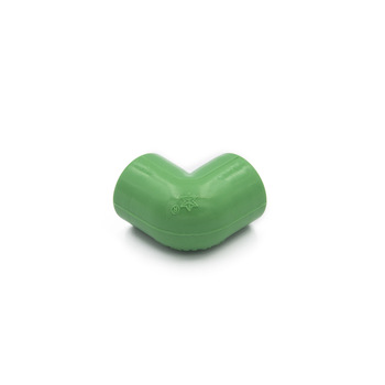 Recycled White/Green PPR Polypropylene Pipe Fitting Equal Elbow