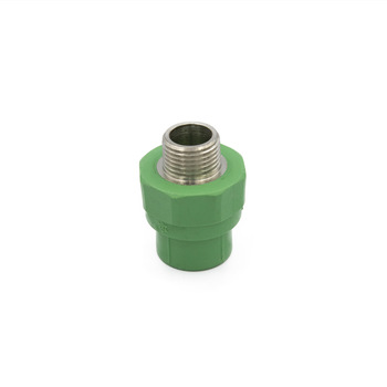 High Quality White/Green Thread PPR Pipe And Fittings Male Elbow