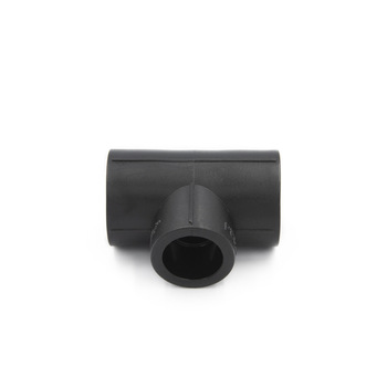 High Quality Black Steel PE Pipe Fitting Unequal Tee