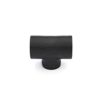 High Quality Black Steel PE Pipe Fitting Unequal Tee