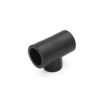 High Quality Black Steel PE Pipe Fitting Unequal Tee