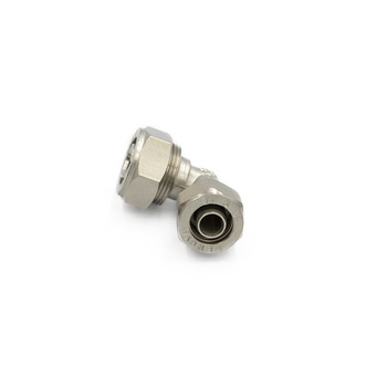 Customized precision L1620*1216 Brass Screw Fitting Unqual Elbow