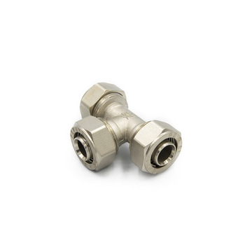 Hot Products Brass Screw Fitting Equal Tee for PAP pipes