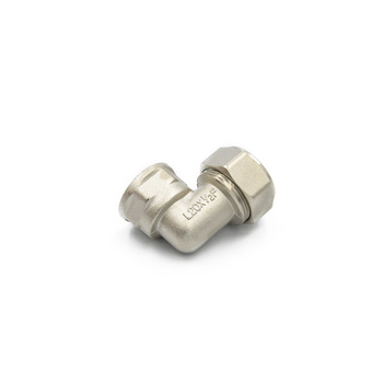 China Manufacturer Brass Plumbing Compression Threaded Screw Pex Fittings Female Brass Elbow