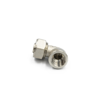 China Manufacturer Brass Plumbing Compression Threaded Screw Pex Fittings Female Brass Elbow
