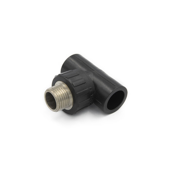 Hot Sale PE Male Tee Threaded Black Pipe Fittings For Water Line