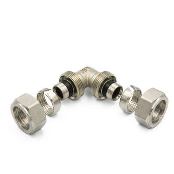 Super Quality Hot Sell Brass Screw Fitting Equal Elbow Copper Plumbing Screw Pex Pipe Fitting