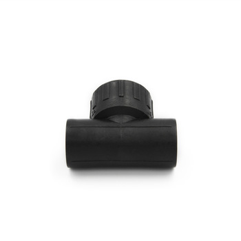 Black Plastic PE Pipe Fittings Female Threaded Tee T1620*1/2F*1620