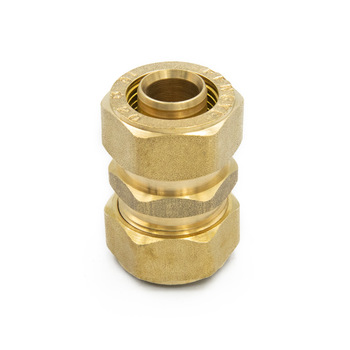 High-performance Brass Screw Fitting Equal Straight Pex Pipe Screw fittings polished