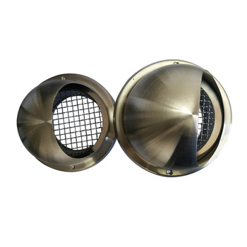 Silver stainless steel 304 round vent for ventilation