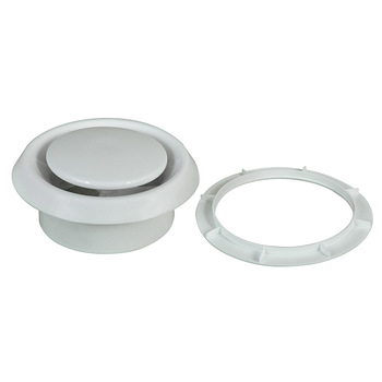 Durable brushed stainless steel air vent valve