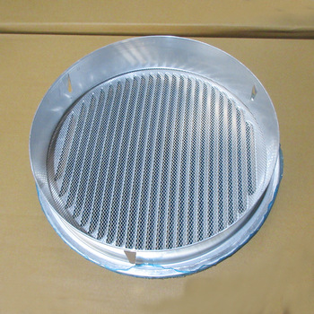 fixed Round Aluminium wall vent Louver with screen