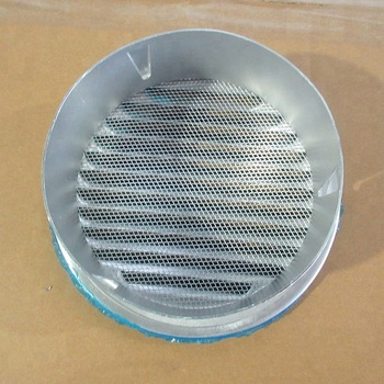 Pressed Face Fixed Blades Aluminium External Louver