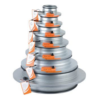 Stainless steel optional Air volume control damper IRIS Damper full sizes 80mm-800mm