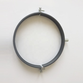 Galvanized steel clamping rubber ring for suspension