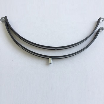 Galvanized steel clamping rubber ring for suspension