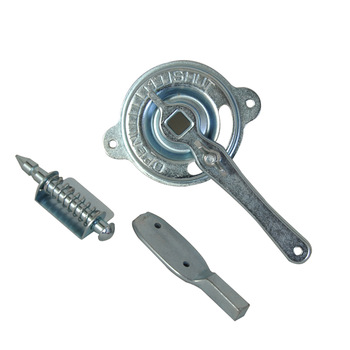 Galvanized steel quadrant for volume control