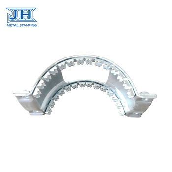 Customized zinc plating 2.5mm Metal stamping assembly parts of Construction