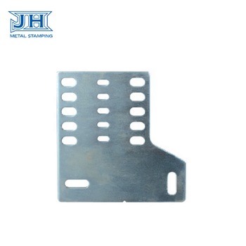 Customized Q345B galvanized stamping parts for elevator bracket with rivnut