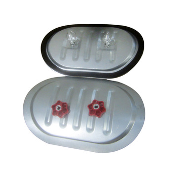 Curved air duct safety galvanized access panel door