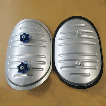 Curved air duct safety galvanized access panel door