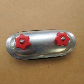 Curved air duct safety galvanized access panel door