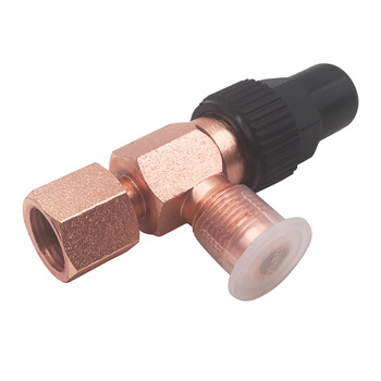 oil stop shut off valves for refrigerator compressor spare parts