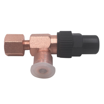 oil stop shut off valves for refrigerator compressor spare parts