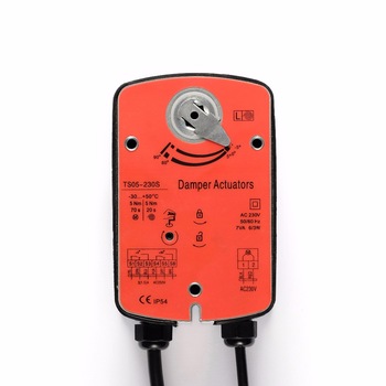 SW0020 5Nm spring return HVAC system motorized air conditioner gear actuator