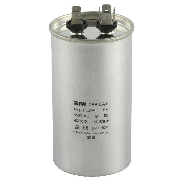 Cbb65 45UF 450V Motor Run Capacitor for Air Conditioner
