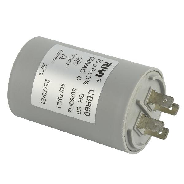 Cbb60 20UF 450V AC Motor Run Capacitor for Water Pump Motor Washing Machine