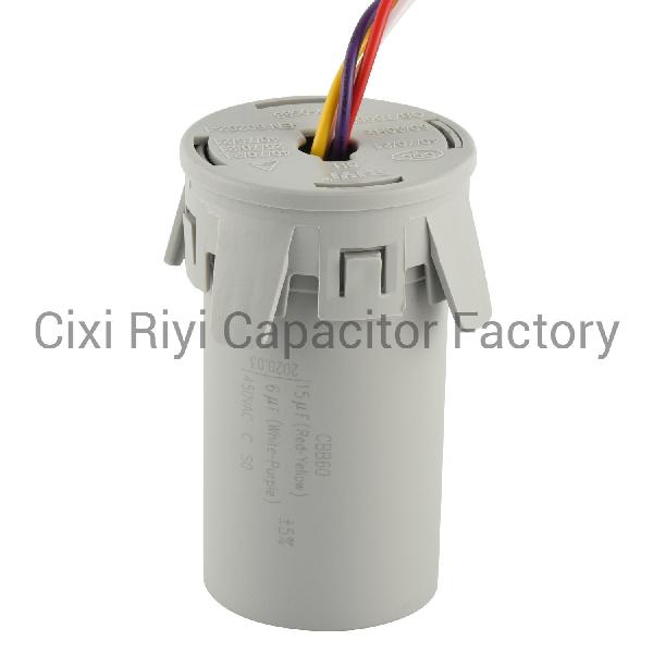 Cbb60 15+6UF 450V AC Motor Run Capacitor for Washing Machine