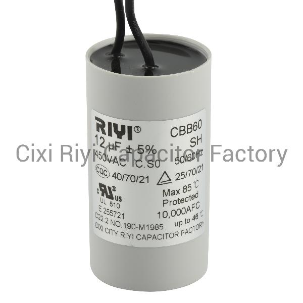 Cbb60 12 UF 450V AC Motor Run Capacitor for Water Pump Motor Washing Machine