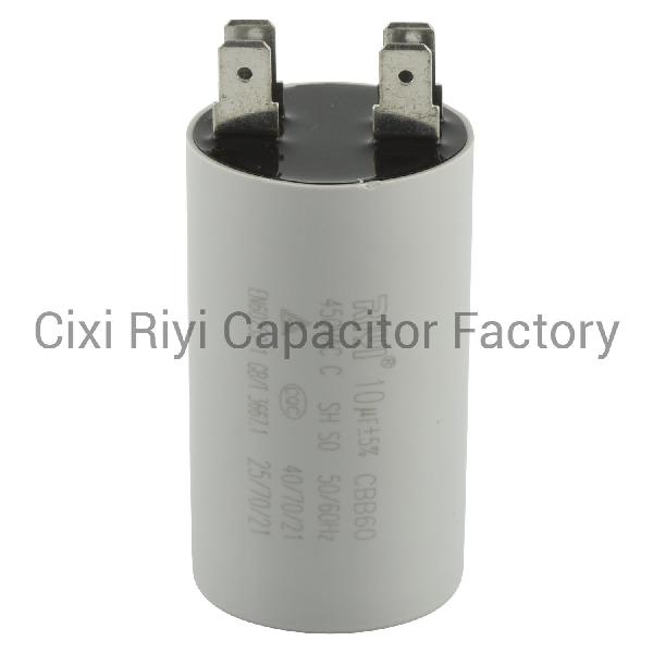 Cbb60 10UF 450V AC Motor Run Capacitor for Water Pump with Terminal