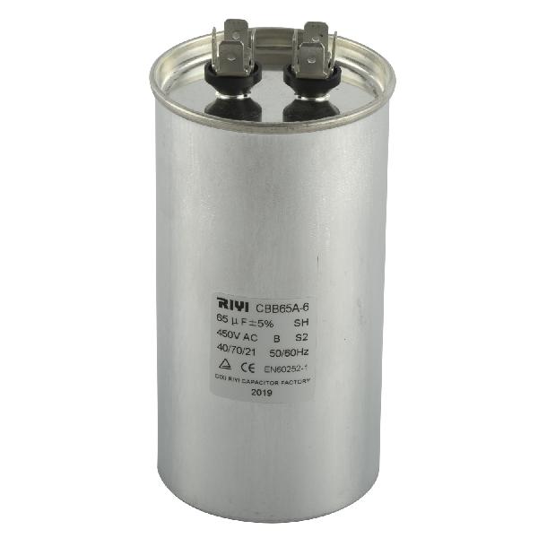 Cbb65A 65UF 450V Motor Run Capacitor for Air Conditioner